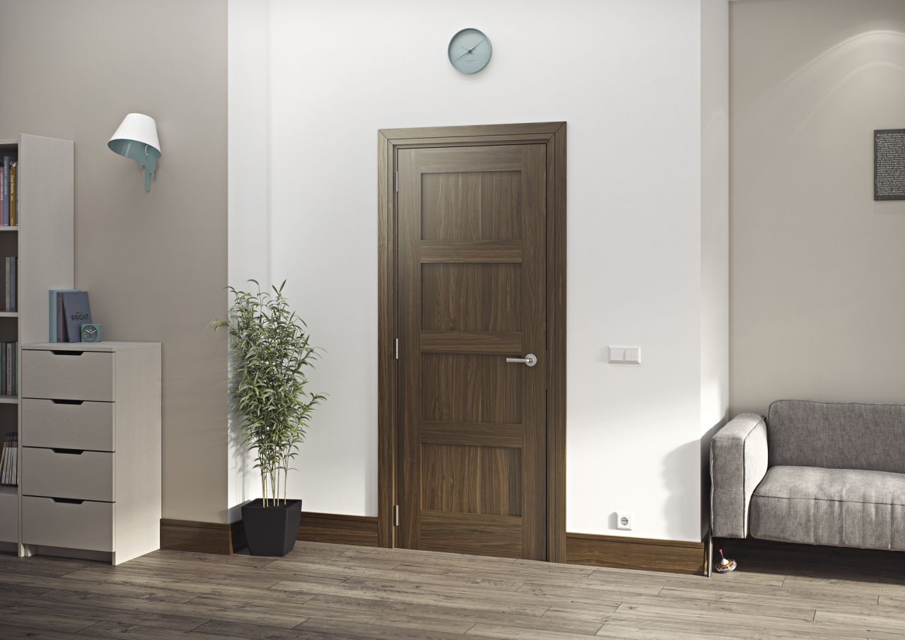 Cửa gỗ công nghiệp và các lưu ý khi lắp đặt cửa gỗ công nghiệp