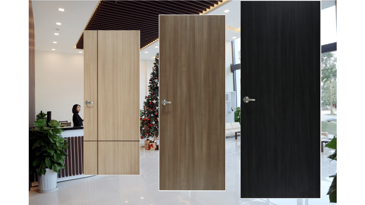 Cửa gỗ công nghiệp MDF Laminate và các lưu ý khi lắp đặt cửa gỗ công nghiệp MDF Laminate