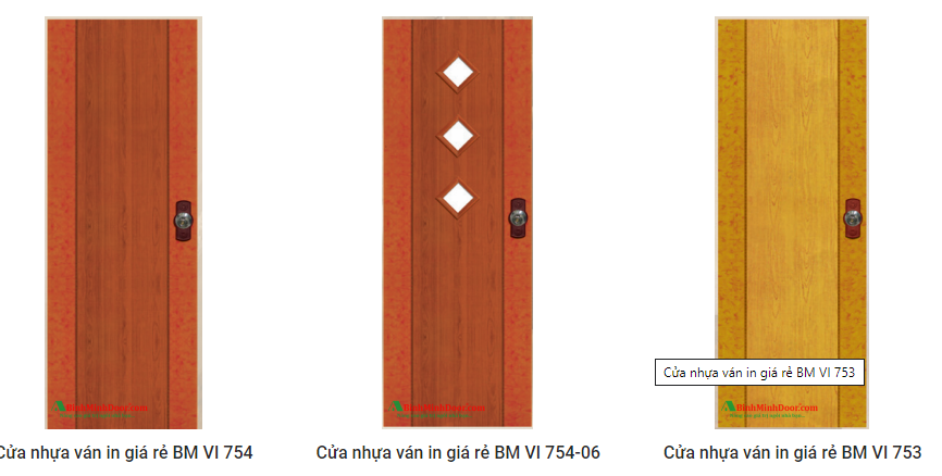 Cửa nhựa đẹp giá rẻ